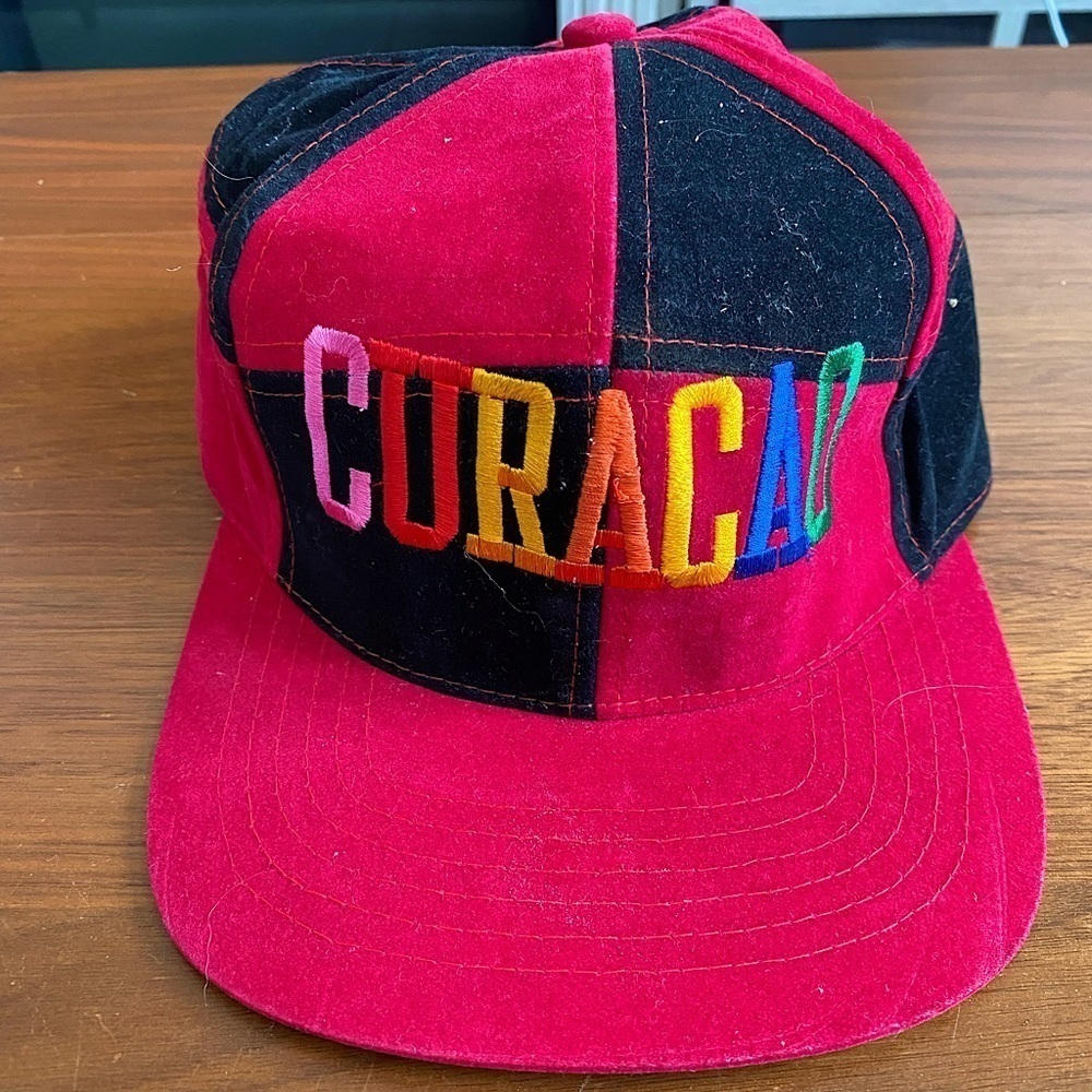 Vintage Curacao Travel Destination Hat
